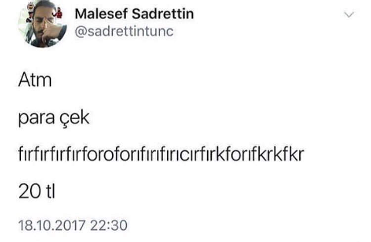 Malesef...