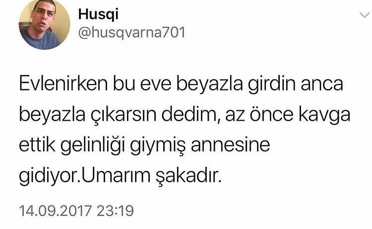 Husqi
@husqvarna701
Evlenir...