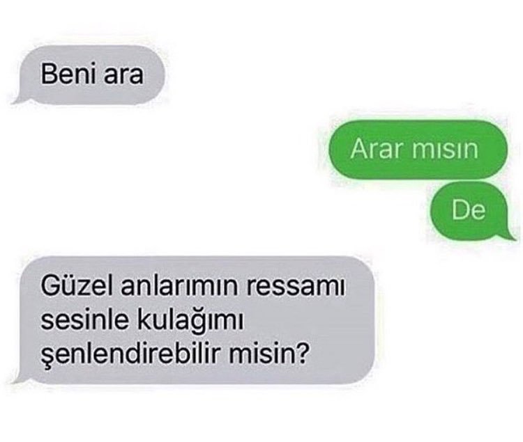 Beni ara
Arar...