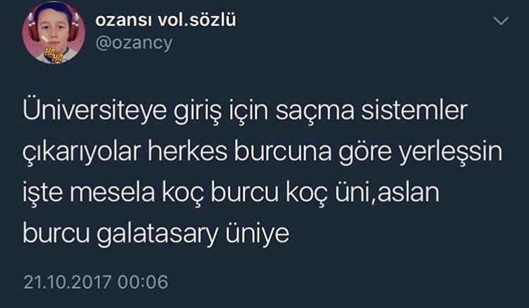 Üniversiteye giriş için...