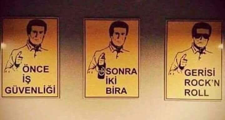 ÖNCE İŞ GÜVENLİĞİ

SONRA...