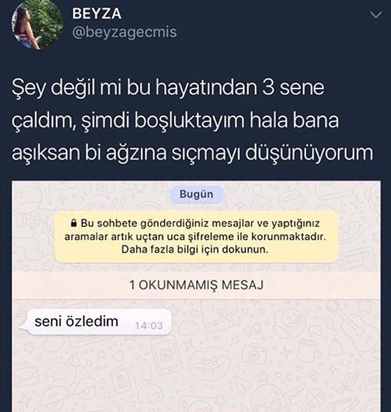 - Şey değil mi bu...