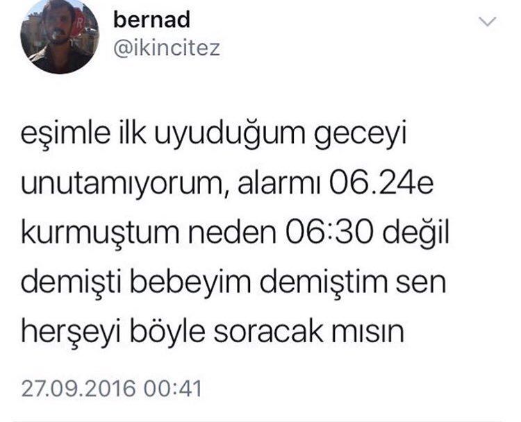 eşimle ilk uyuduğum geceyi...