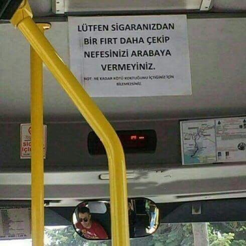 LÜTFEN
SİGARANIZDAN 
BİR...