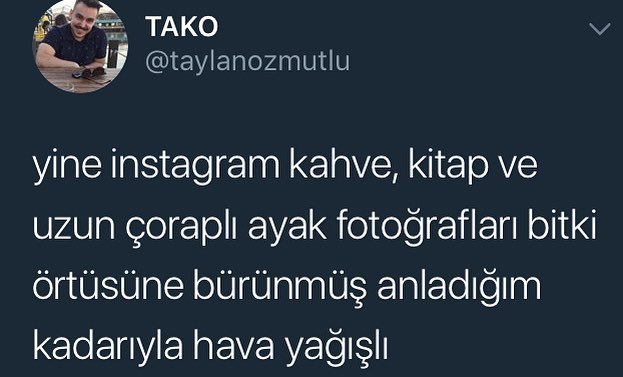 yine instagram kahve,kitap...