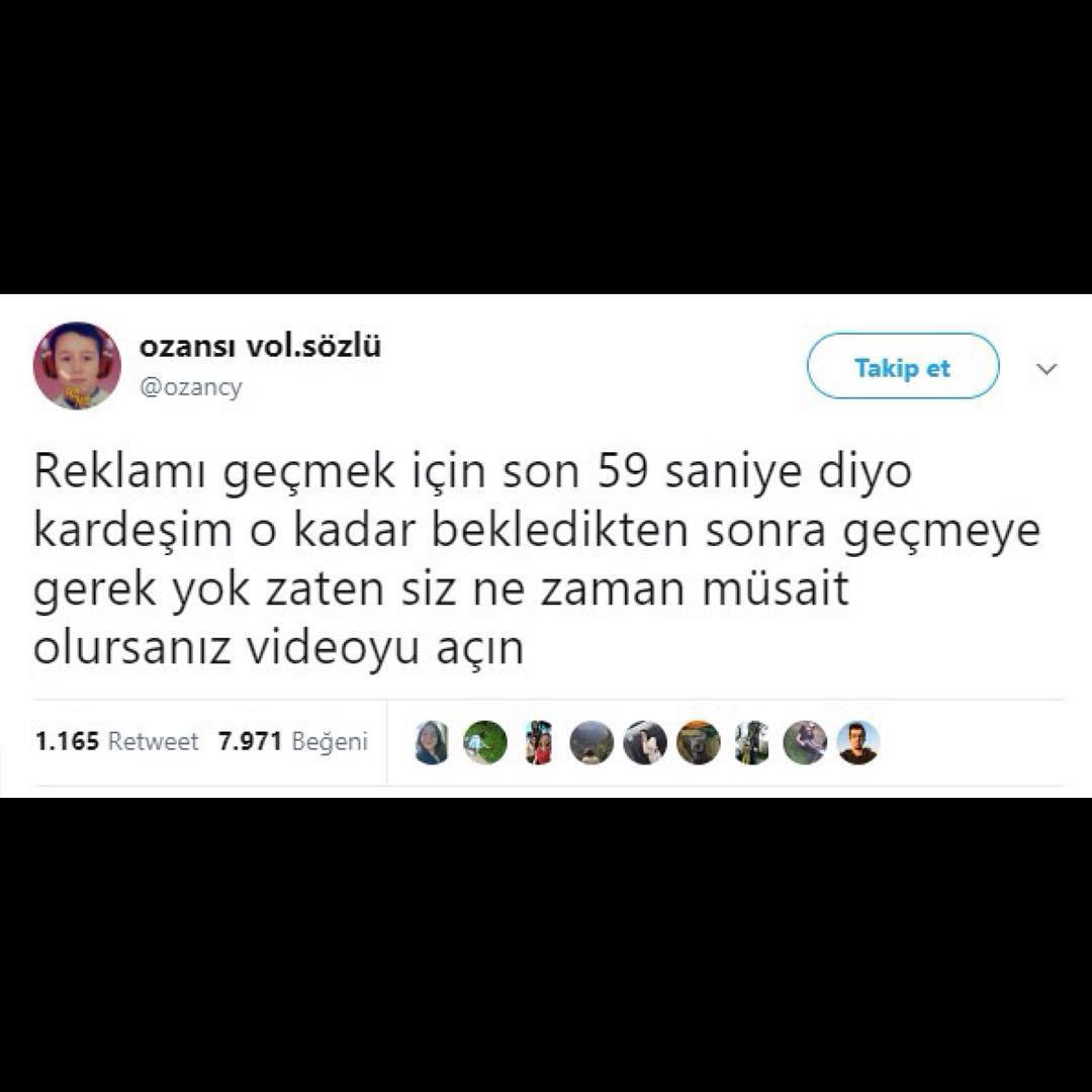 Reklamı geçmek için son 59...