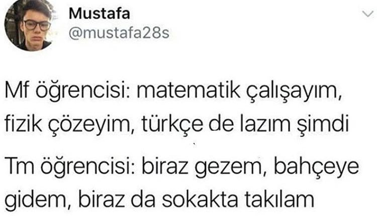 Mf öğrencisi: Matematik...