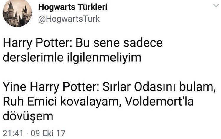 Harry Potter:Bu sene...