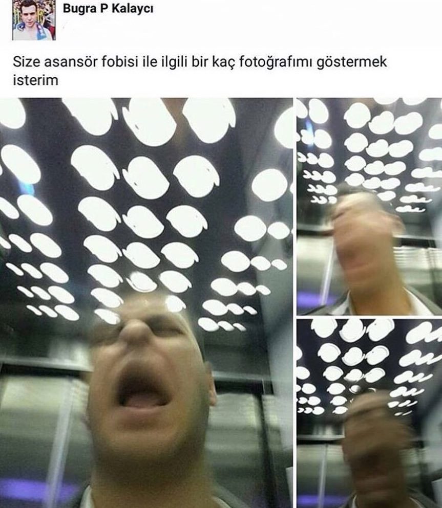 Size asansör fobisi ile...