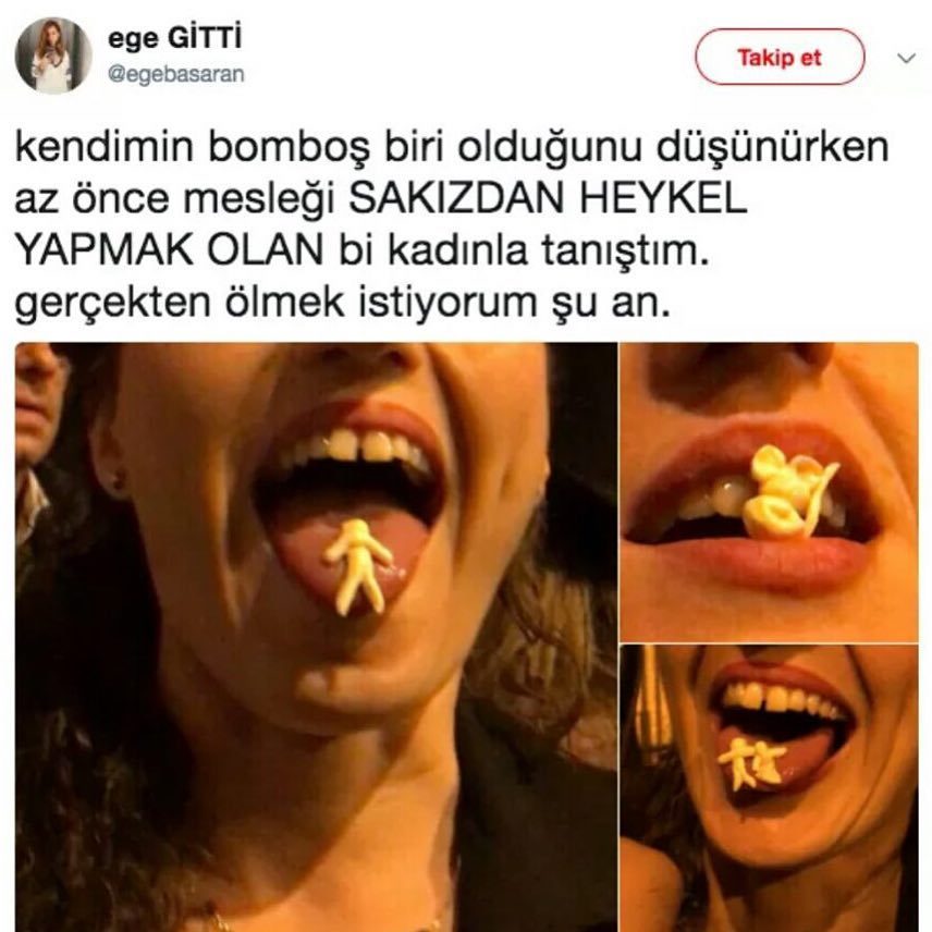 kendimin bomboş biri...