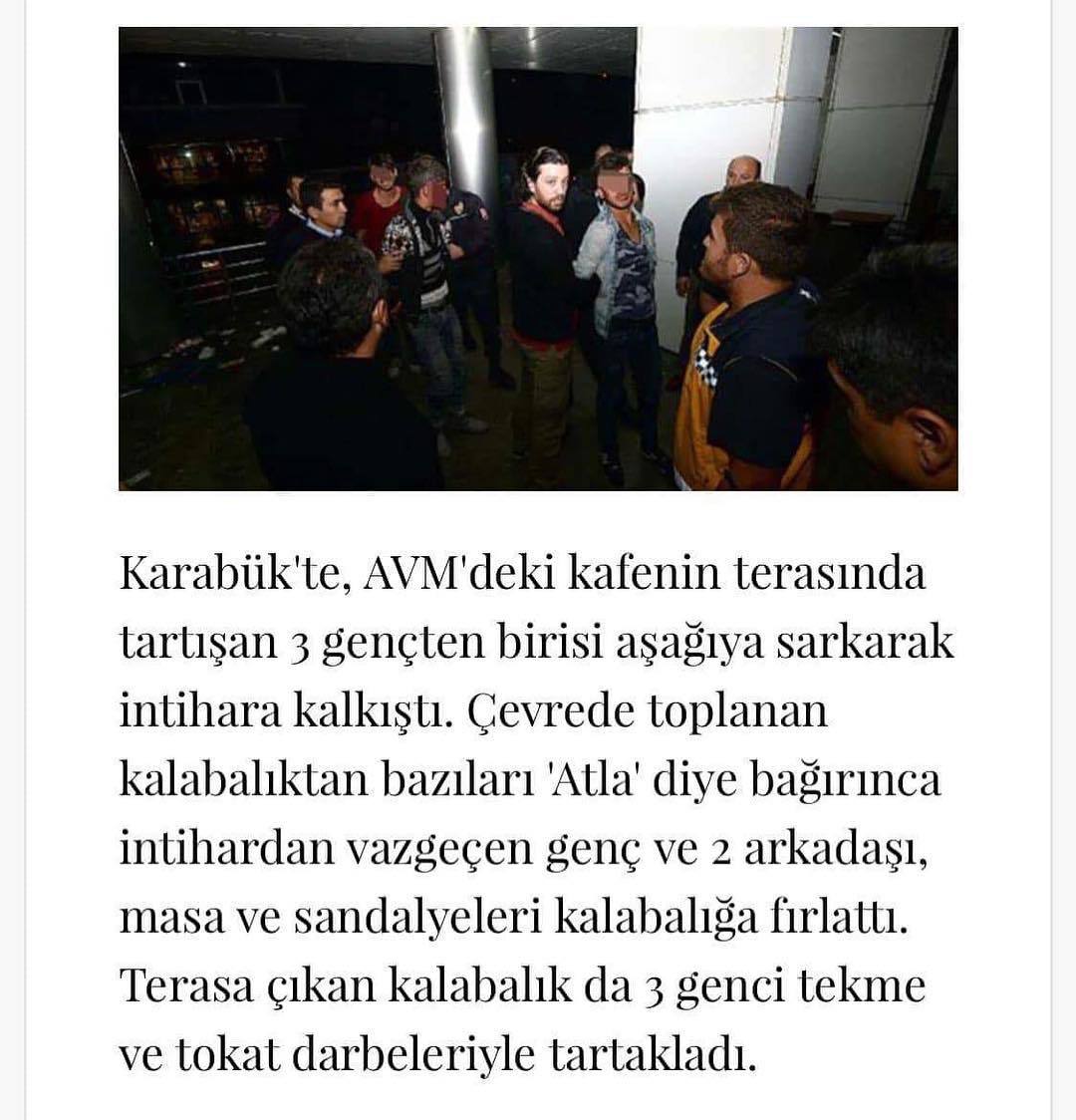 Karabük'te, AVM'deki...
