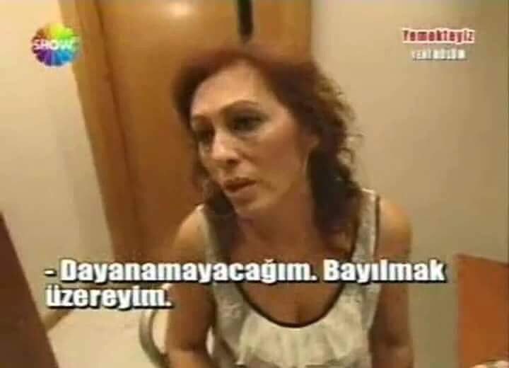 Dayanamayacağim. Bayilmak
üzereyim