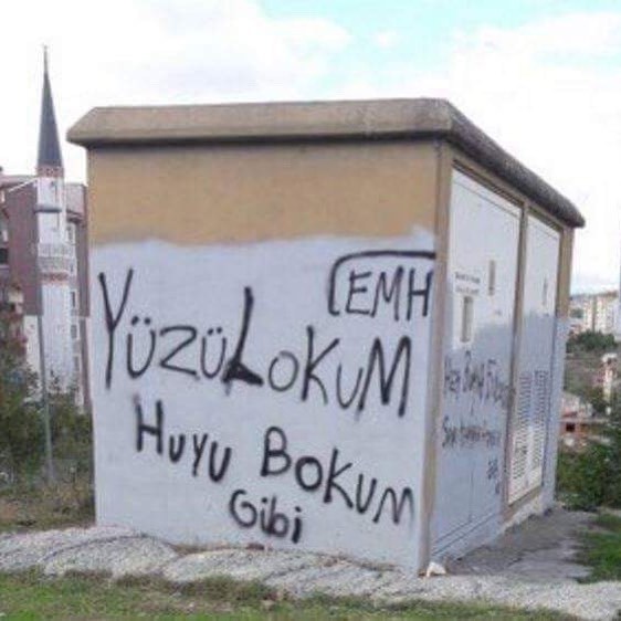 Yüzü lokum
huyu bokum 
gibi