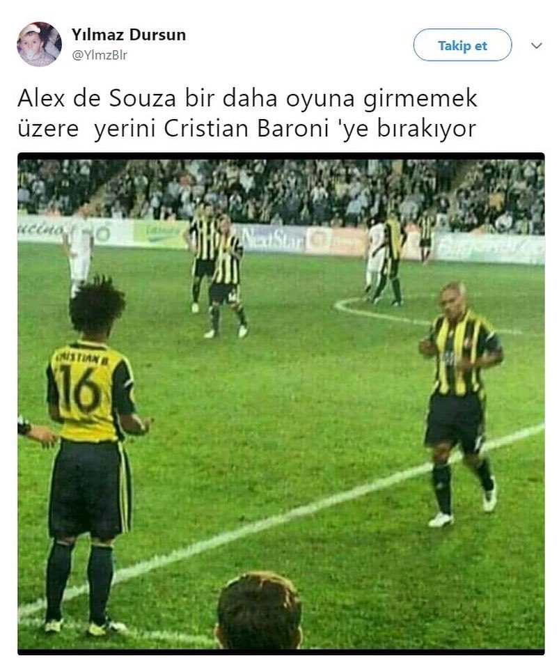 Alex de Souza bir daha...