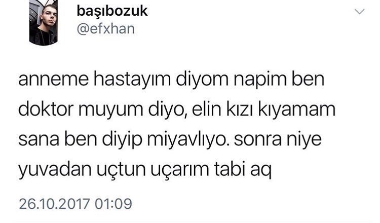 Anneme hastayım...