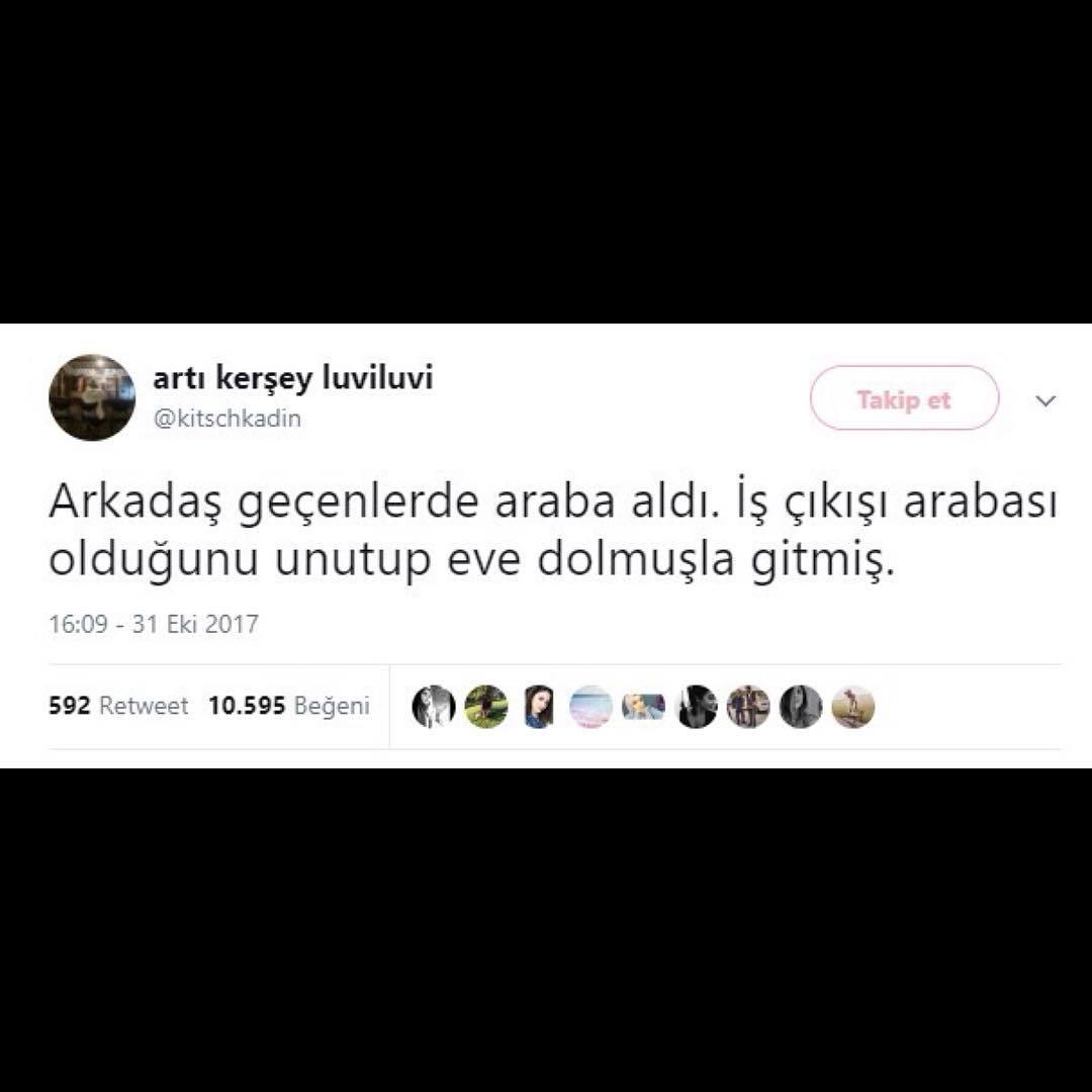 Arkadaş geçenlerde araba...