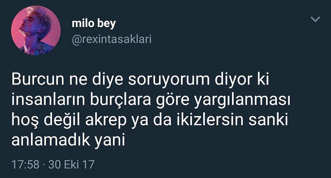 Burcun ne diye soruyorum...