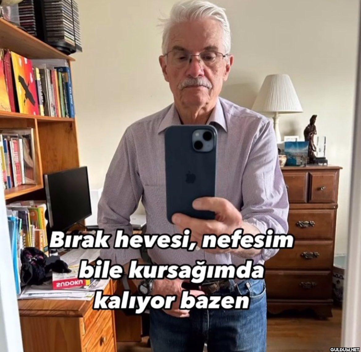 Birak hevesi, nefesim...