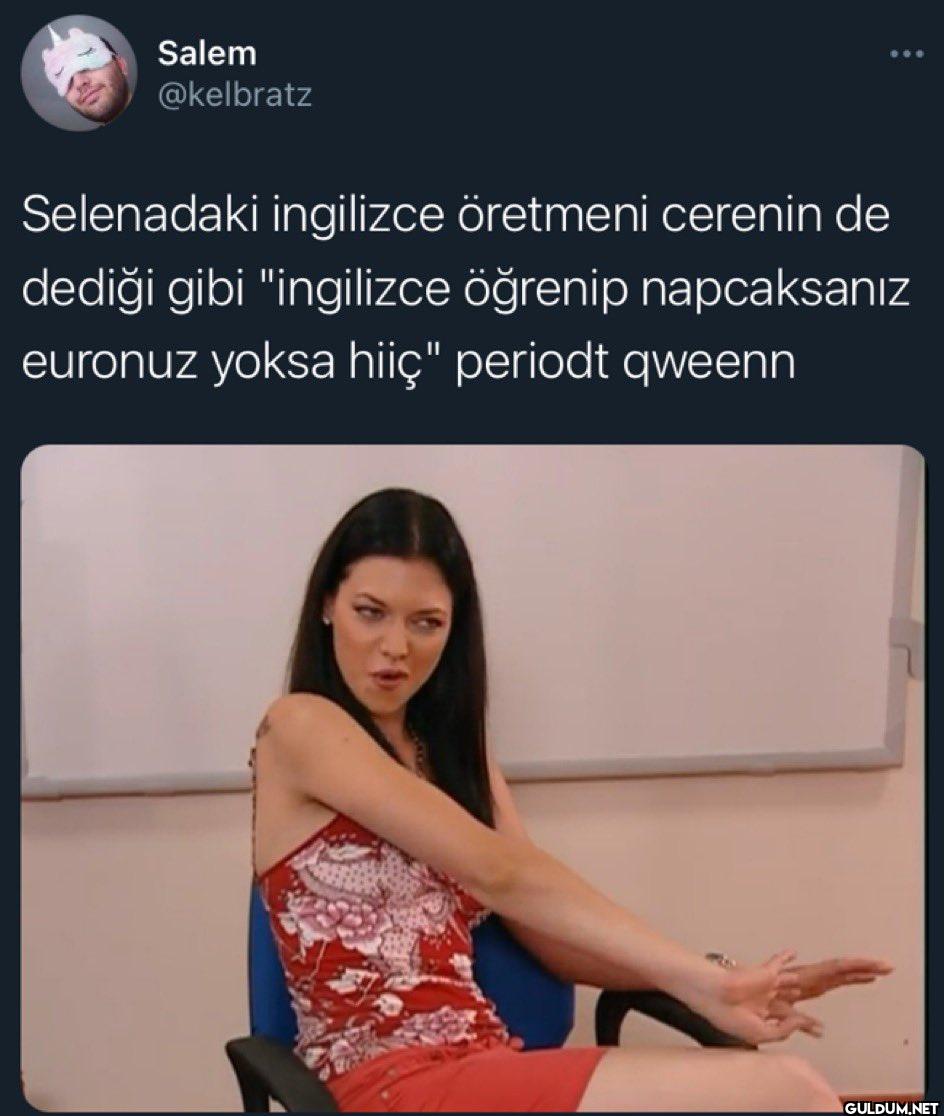 Selenadaki ingilizce...