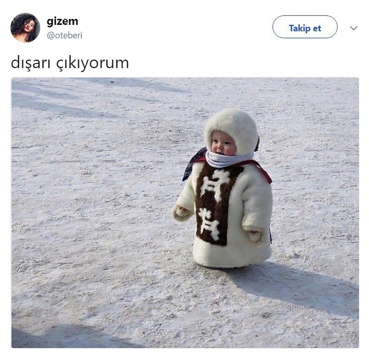 dışarı çıkıyorum