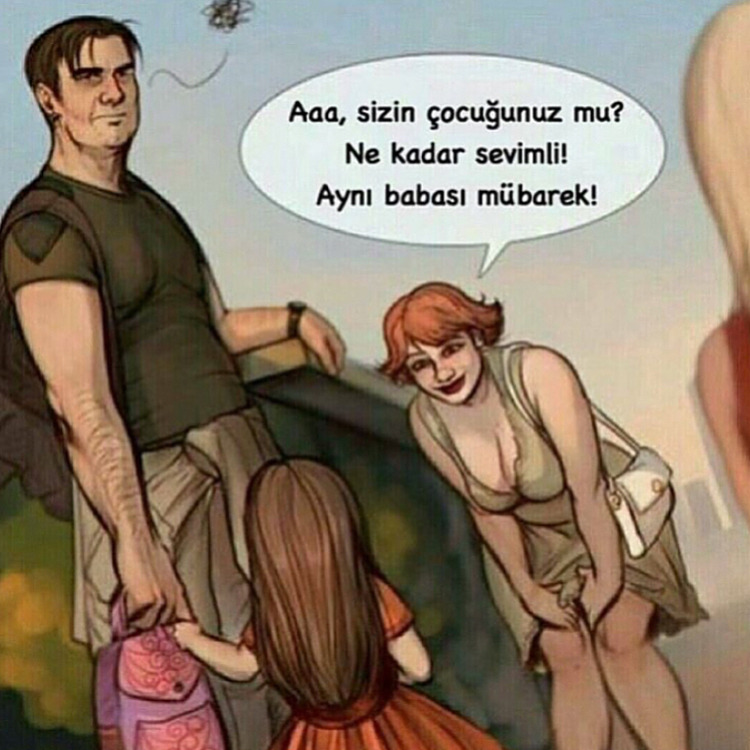 Aaaa sizin çocuğunuz mu?...