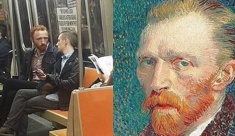 Van Gogh metroda gördüm seni
