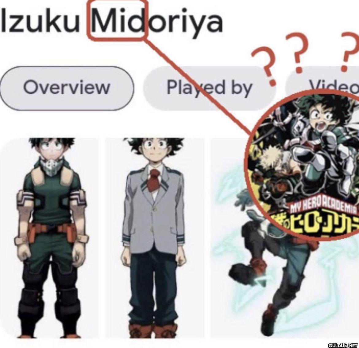 Izuku Midoriya Overview...