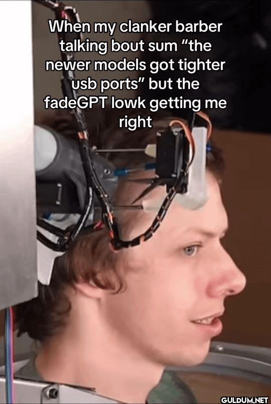 When my clanker barber...