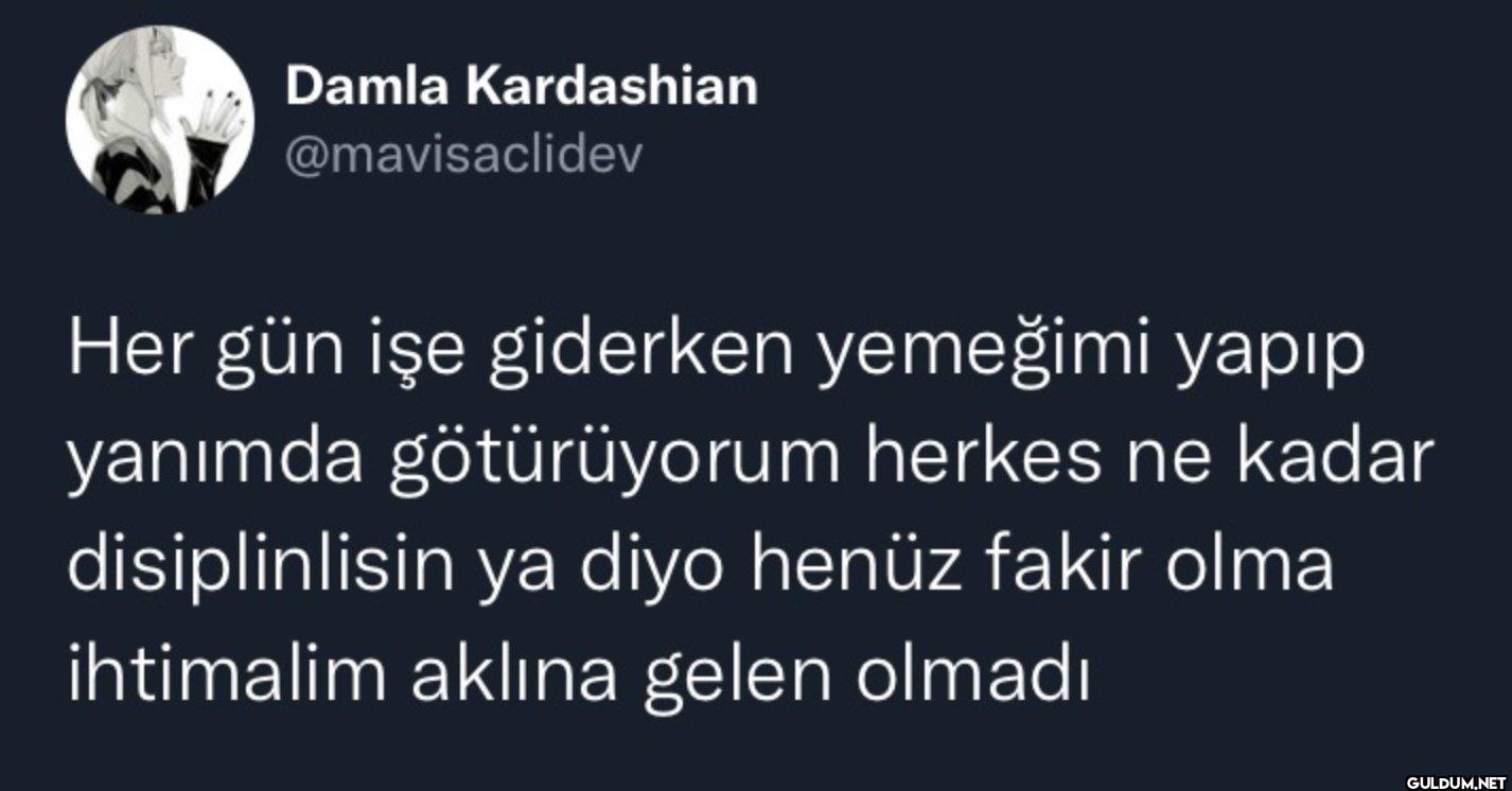 Her gün işe giderken...