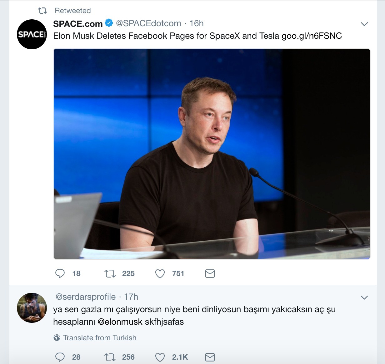 Elon Musk’ın Serdar’ın...