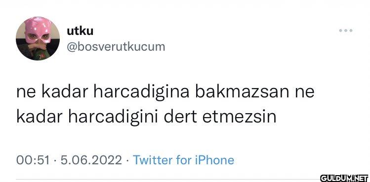 ne kadar harcadigina...