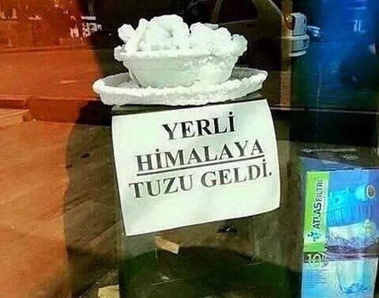 YERLİ
HİMALAYA TUZU
GELDİ..