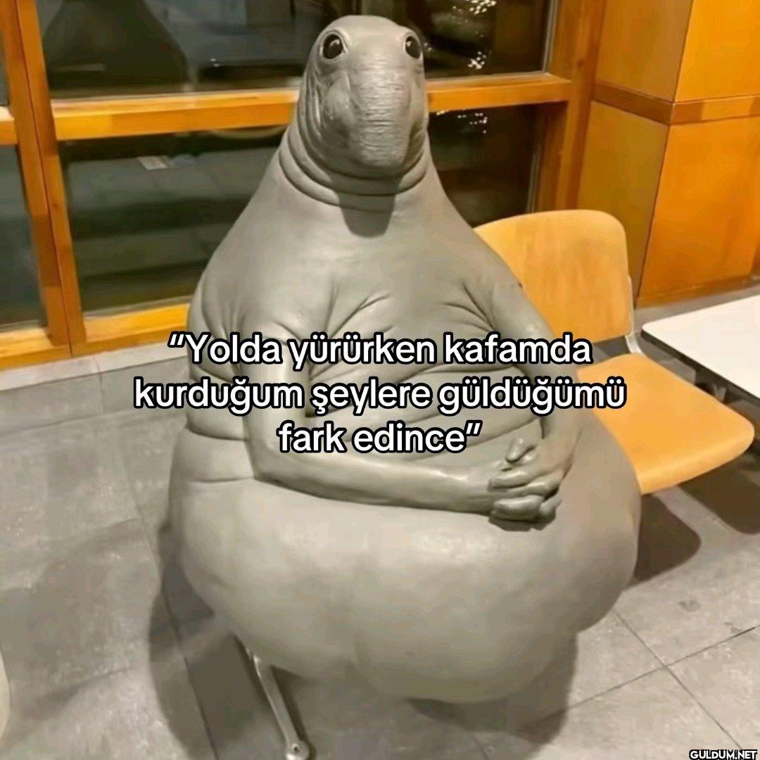 "Yolda yürürken kafamda...