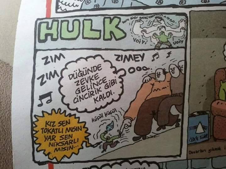 Hulk düğünde zevke gelince...