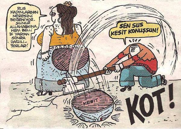 - Rus kadınların neresini...