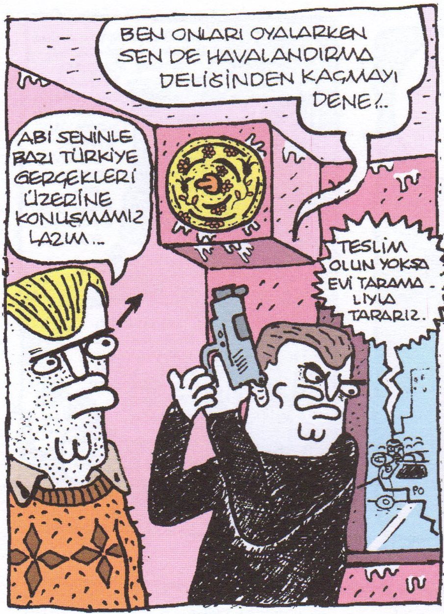 - Ben onları oyalarken...