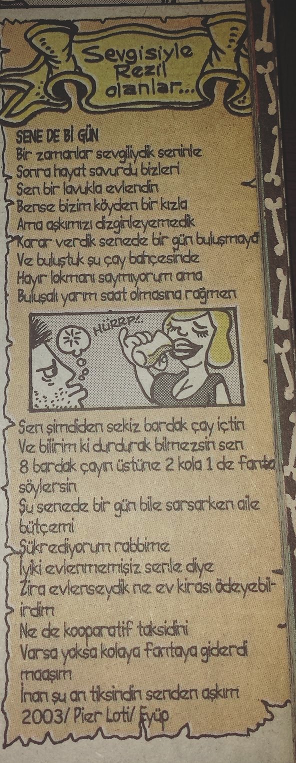 SENEDE BİR GÜN

Bir...