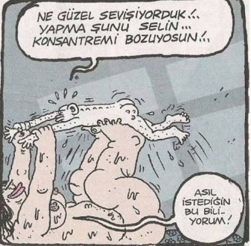 - Ne güzel sevişiyorduk!....