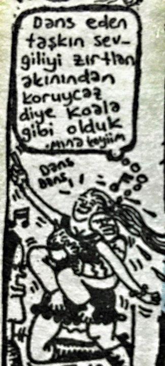 Dans eden taşkın sevgiliyi...