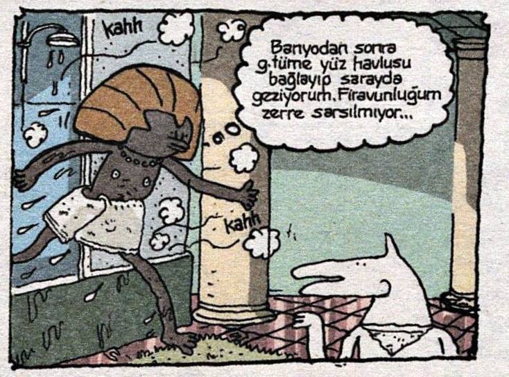 Banyodan sonra g.tüme yüz...