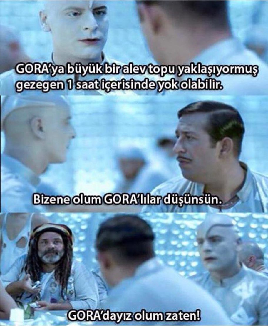 - GORA'ya büyük bir alev...