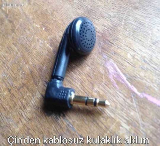 Çin'den kablosuz kulaklık aldım.