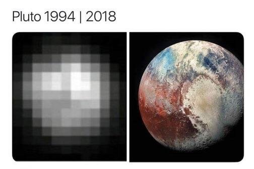 Pluto'nun fotoğrafları:...