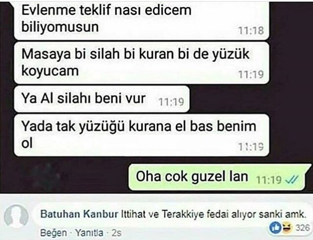 Evlenme teklif nasi...