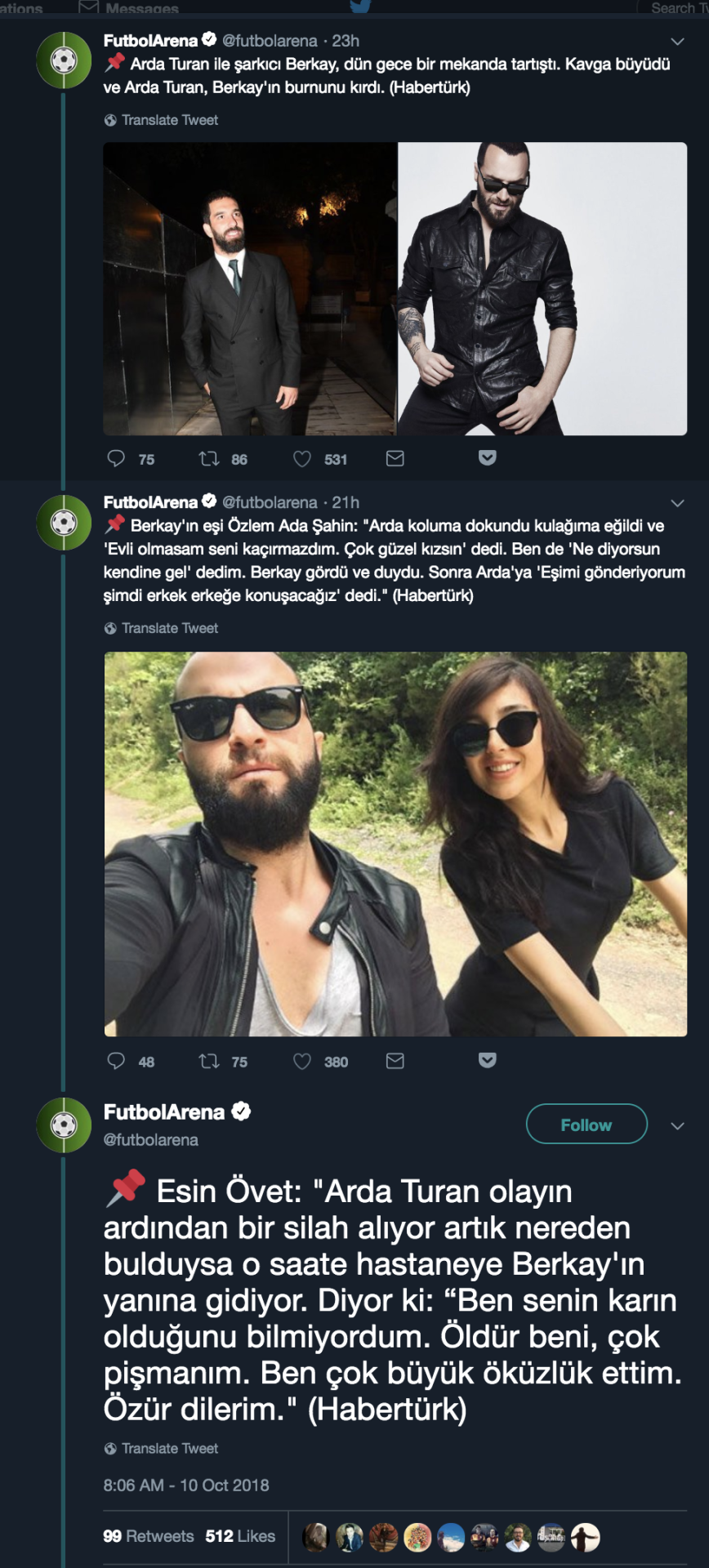 Ne sacma bi olay. Arda...