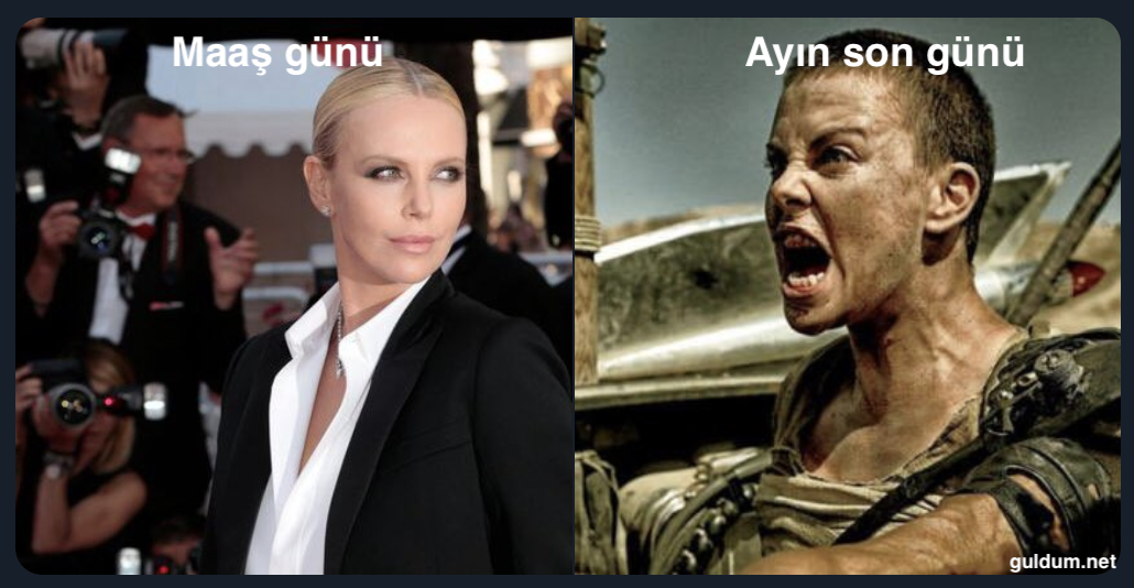Maaş günü
unu
Ayın son...