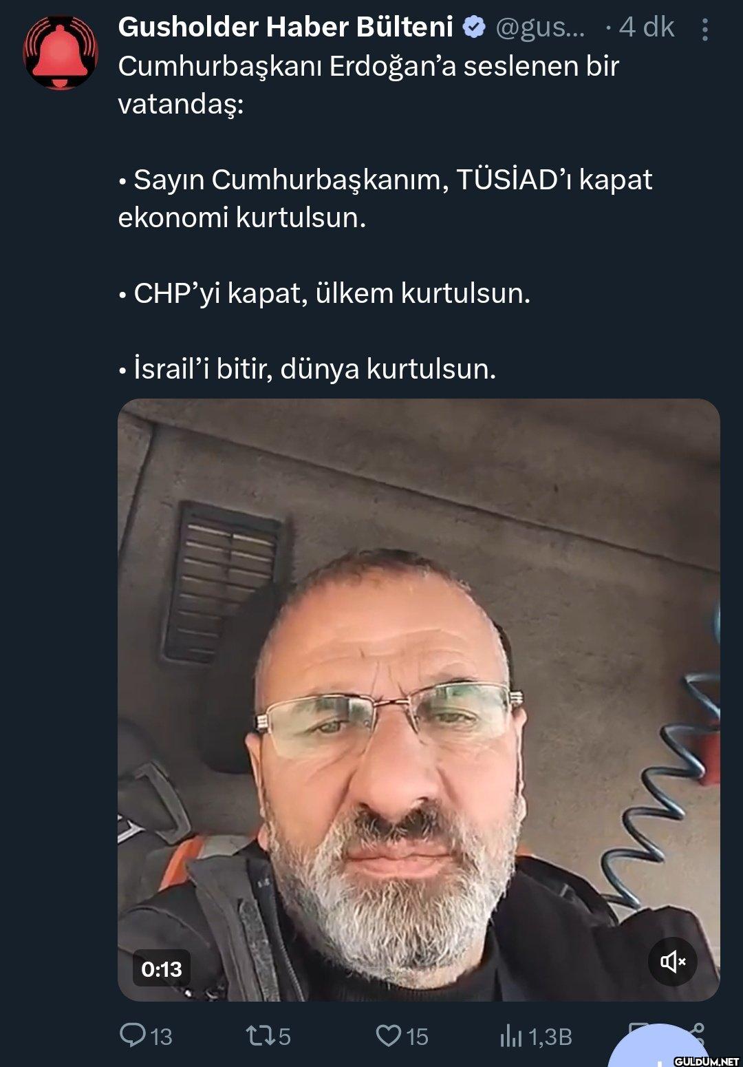 Az önceki haberle çok...