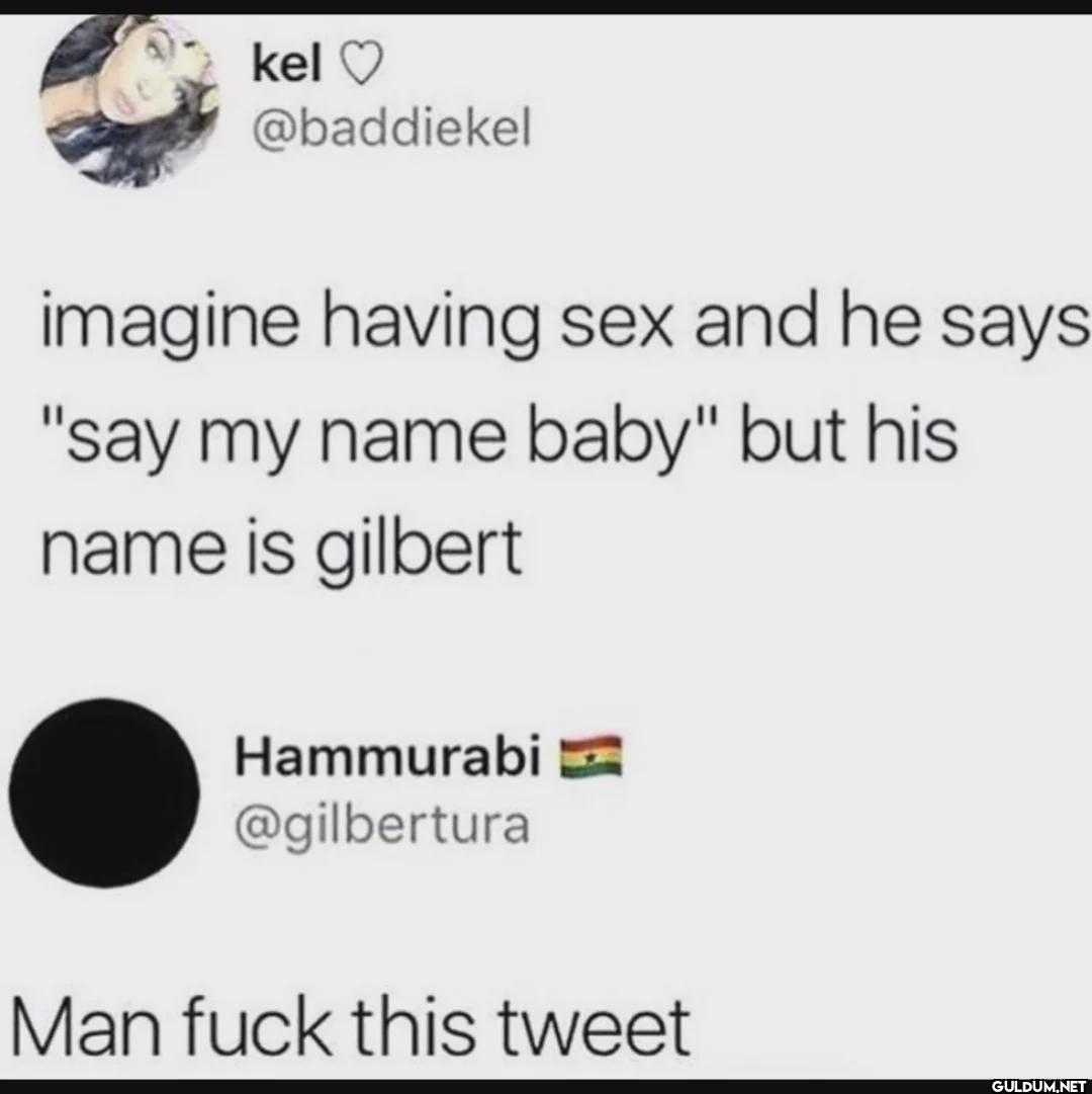imagine having sex and he...