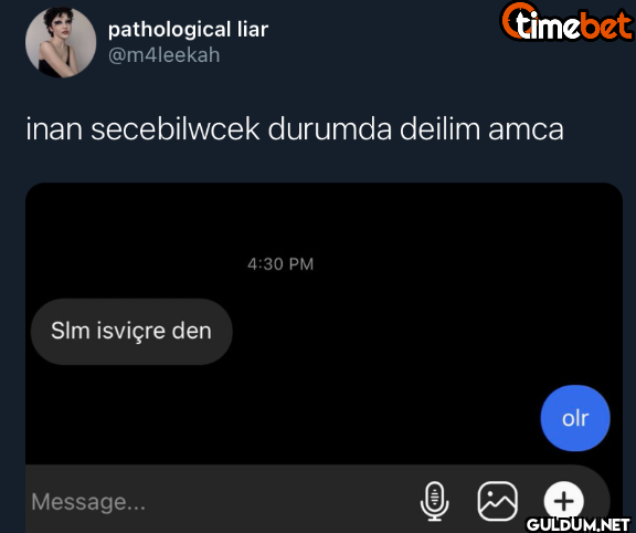 timebet inan secebilecek...