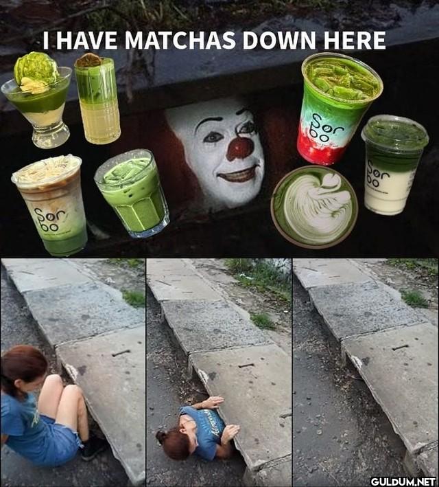 ︎ ︎ ︎    I HAVE MATCHAS...